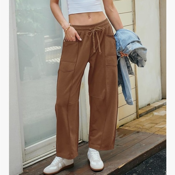 Amazon Pants - Amazon Brown Women's Barrel Pants